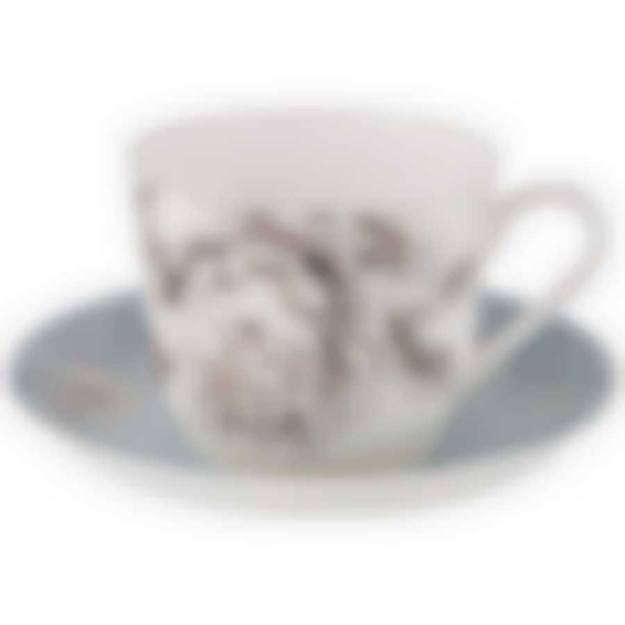 Чайная пара lefard White flower 2 пр. 500 мл голубая 