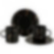 Чайный набор на 2пер. 4 пр. Fantasy 220мл, черный 