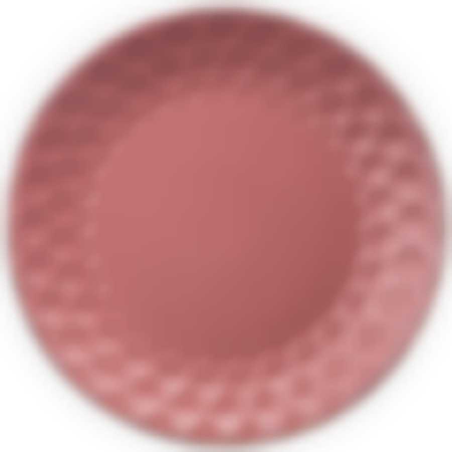 Тарелка подстановочная 24 см коллекция Мираж цвет:спелая вишня 