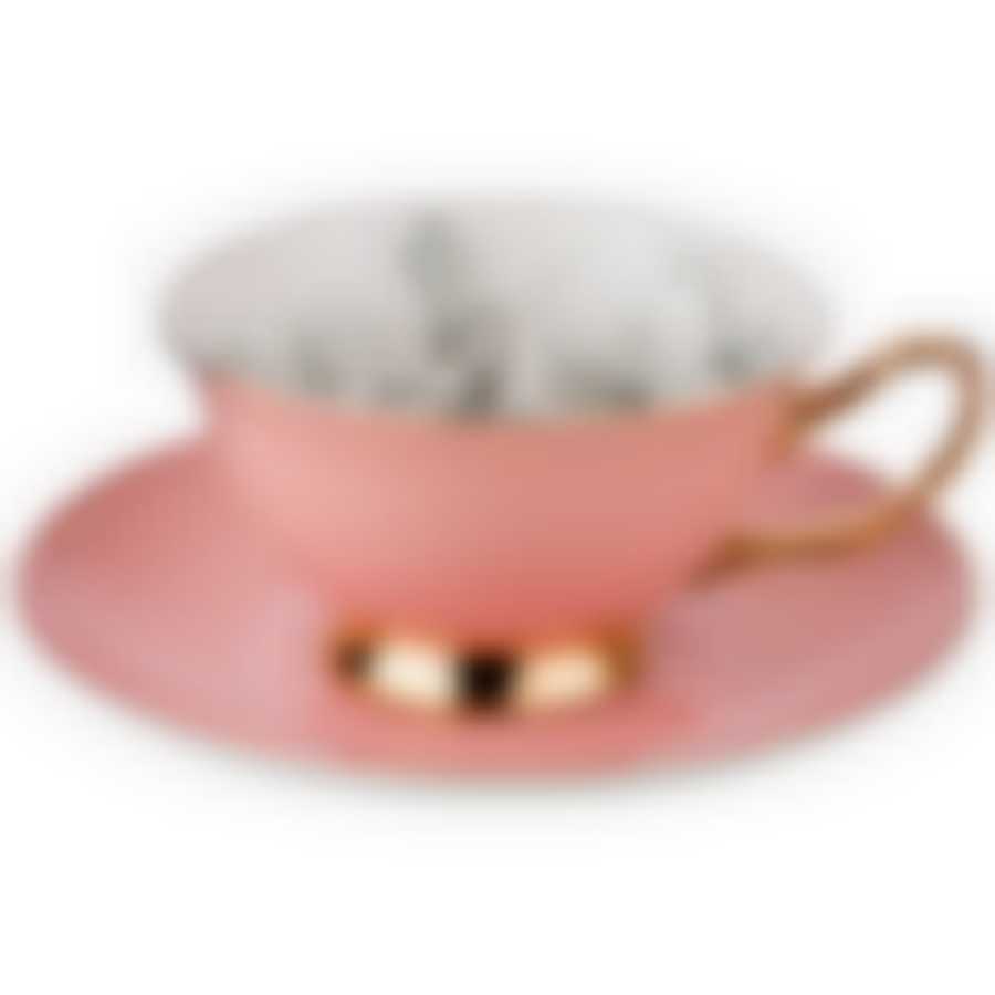 Чайный набор на 1 персону Пинк , 2 пр., 200 мл.