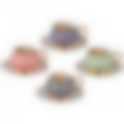 Чайный набор на 4 персоны 8 пр. lefard Времена года 200 мл микс 