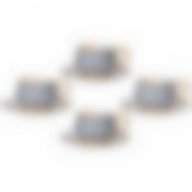 Чайный набор на 4 персоны 8 пр. lefard Времена года 200 мл серый 