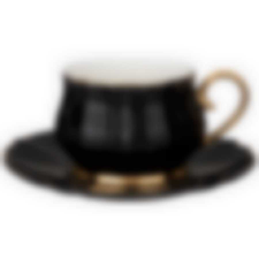 Чайная пара lefard Pearl 200 мл черная 