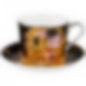 Чайный набор на 1 персону Поцелуй (г. климт) 2 пр. 500 мл черный 