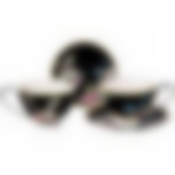 Чайный набор на 2пер. Цветущий сад 4 пр. 300мл черный 