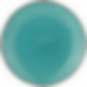 Тарелка закусочная Nature 22,5см, бирюзовая 