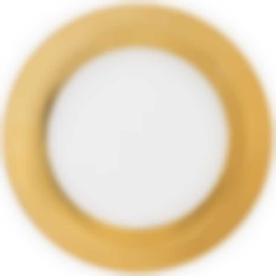 Тарелка закусочная Bronco crocus 22 см золотая 