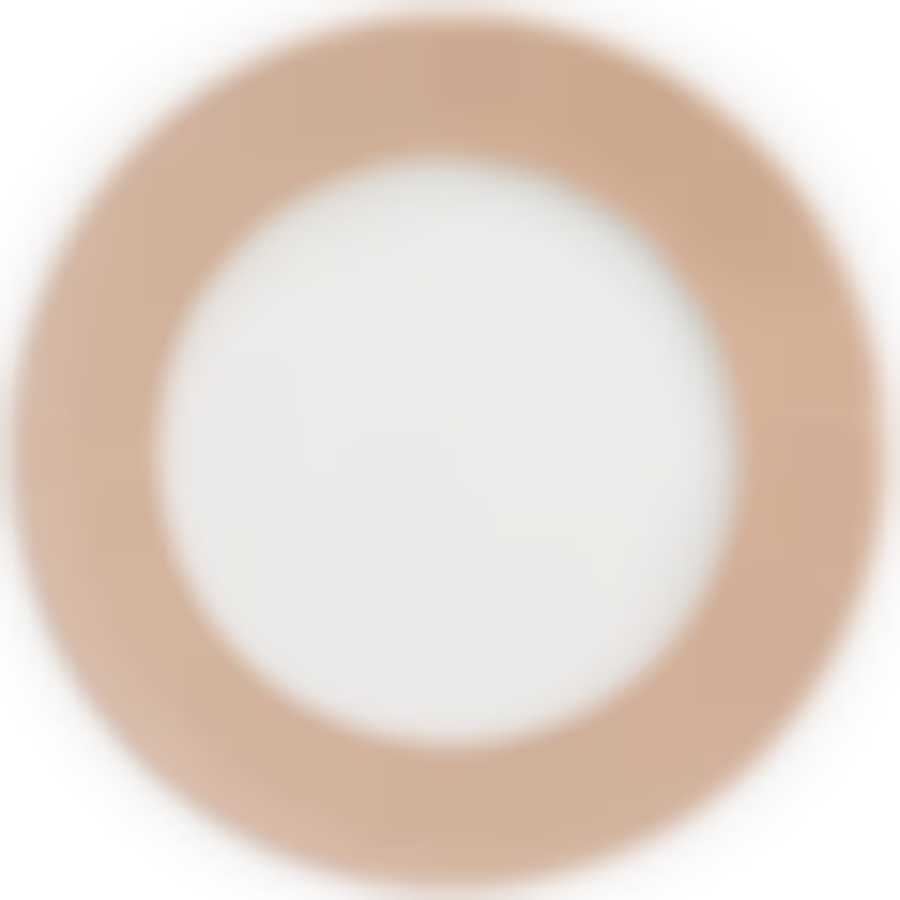 Тарелка обеденная bronco Crocus 27 см капучино 