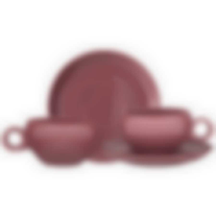 Чайный набор на 2пер. 4пр. Fusion 290мл брусничный