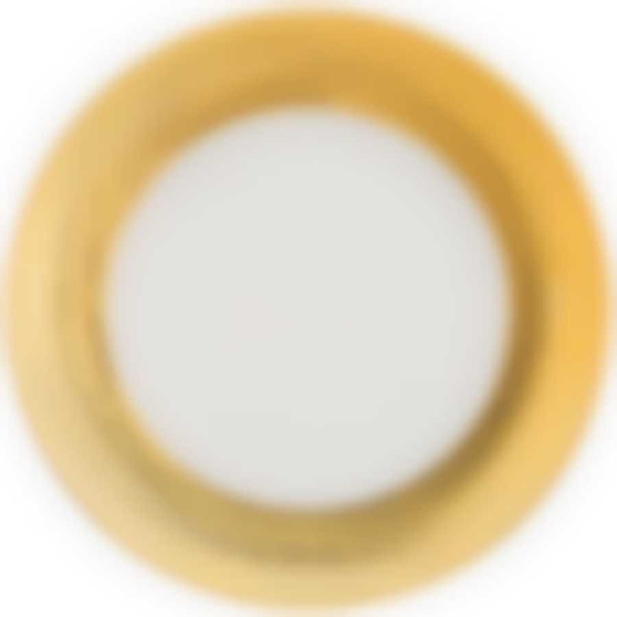 Тарелка обеденная bronco Crocus 27,5 см золотая 