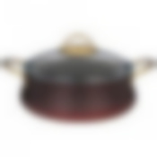 Сотейник agness с антипригар. покрытием granite, серия vulcano, 24*8 см, 2,9л, pfoa free