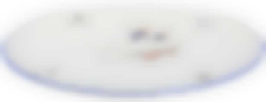 Блюдо для пиццы 32 см; "Bernadotte", декор "Гуси"