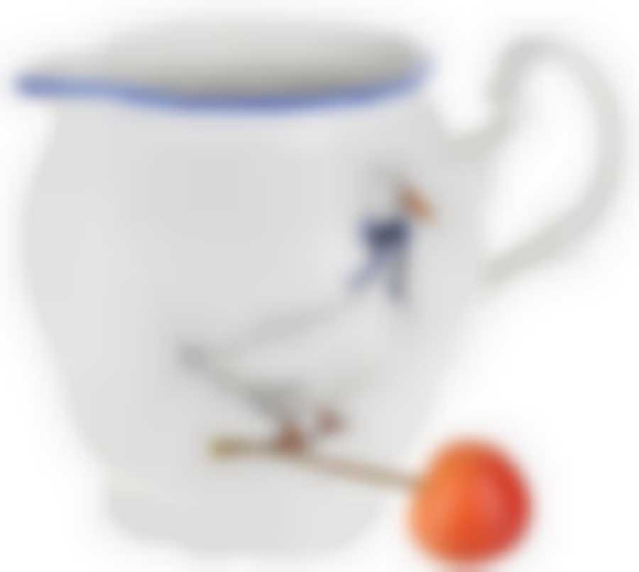 Молочник 250 мл; "Bernadotte", декор "Гуси"