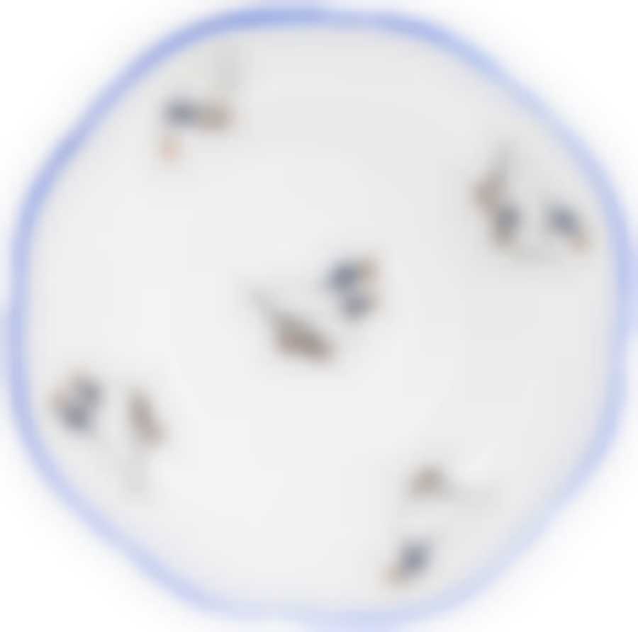 Салатник круглый 13 см; "Bernadotte", декор "Гуси"