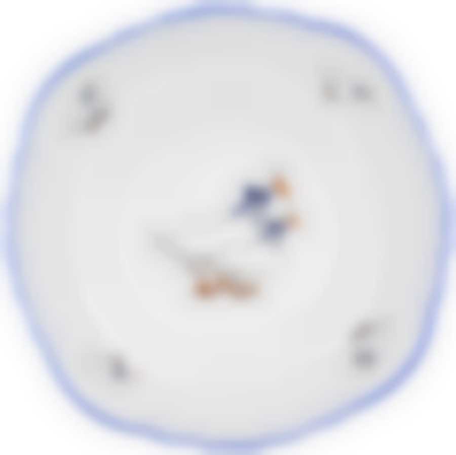 Салатник круглый 23 см; "Bernadotte", декор "Гуси"