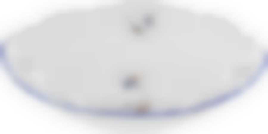 Салатник круглый 25 см; "Bernadotte", декор "Гуси"