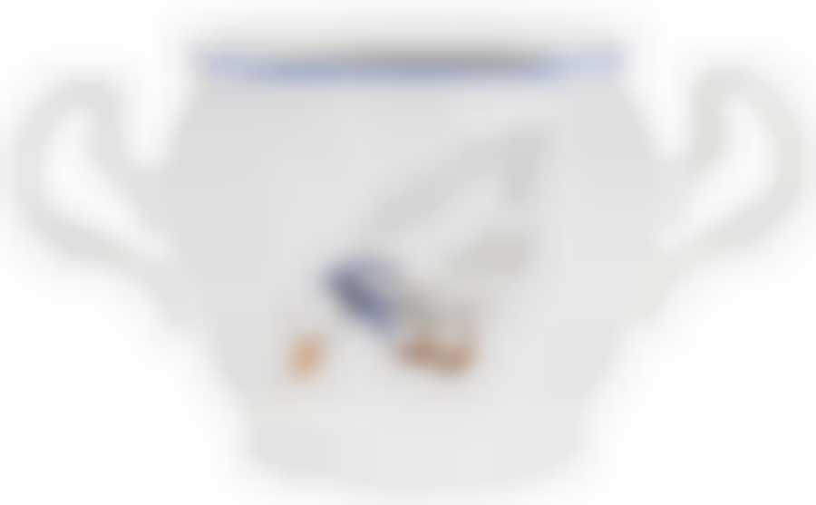 Сахарница 220 мл; "Bernadotte", декор "Гуси"