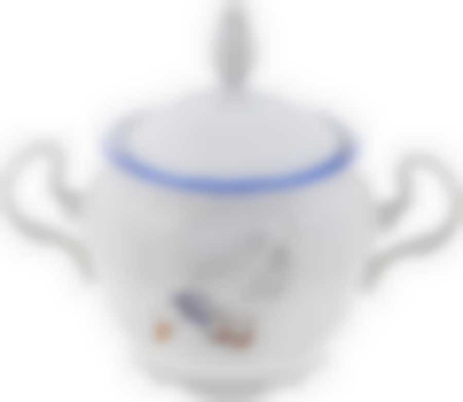 Сахарница 300 мл; "Bernadotte", декор "Гуси"