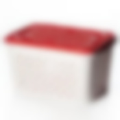 Контейнер прямоугольный с крышкой "Плетенка люкс", объем 15 л,260*390*210 мм (цвет в ассортименте)