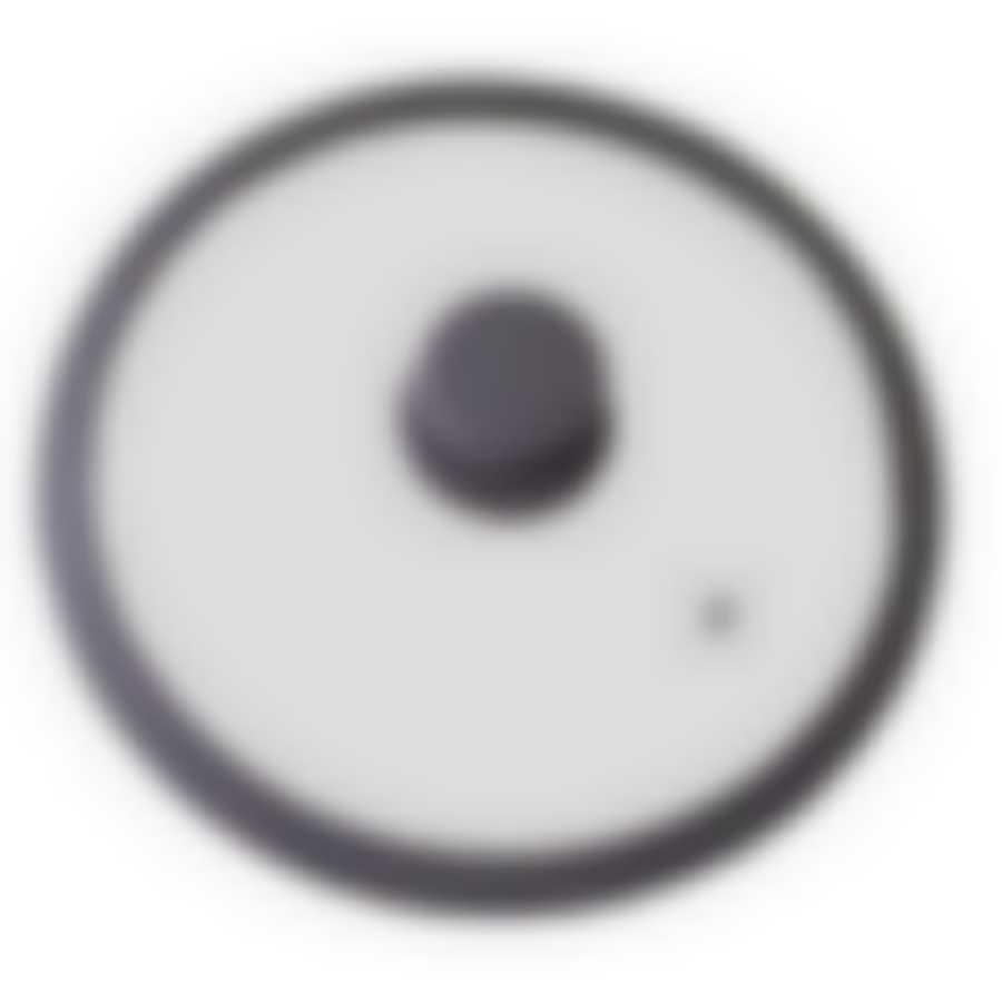 Крышка стеклянная MOORE 26см с силик.ободом GIPFEL