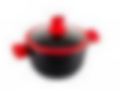 Кастрюля VELOUR 20х9,5см/2,3л со стекл. кр.индукц. дно ILAG GIPFEL