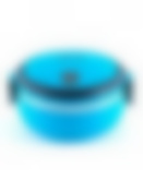 Ланч-бокс герметичный круглый с одним контейнером 600мл и складыв.ручкой. GIPFEL 