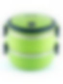 Ланч-бокс герметичный круглый с двумя контейнерами по 600мл и складывающейся ручкой.GIPFEL