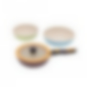 Набор TRIGEMINI : 3 Сковороды 20см, 24см, 24см, 1 стекл.крышка, GIPFEL 