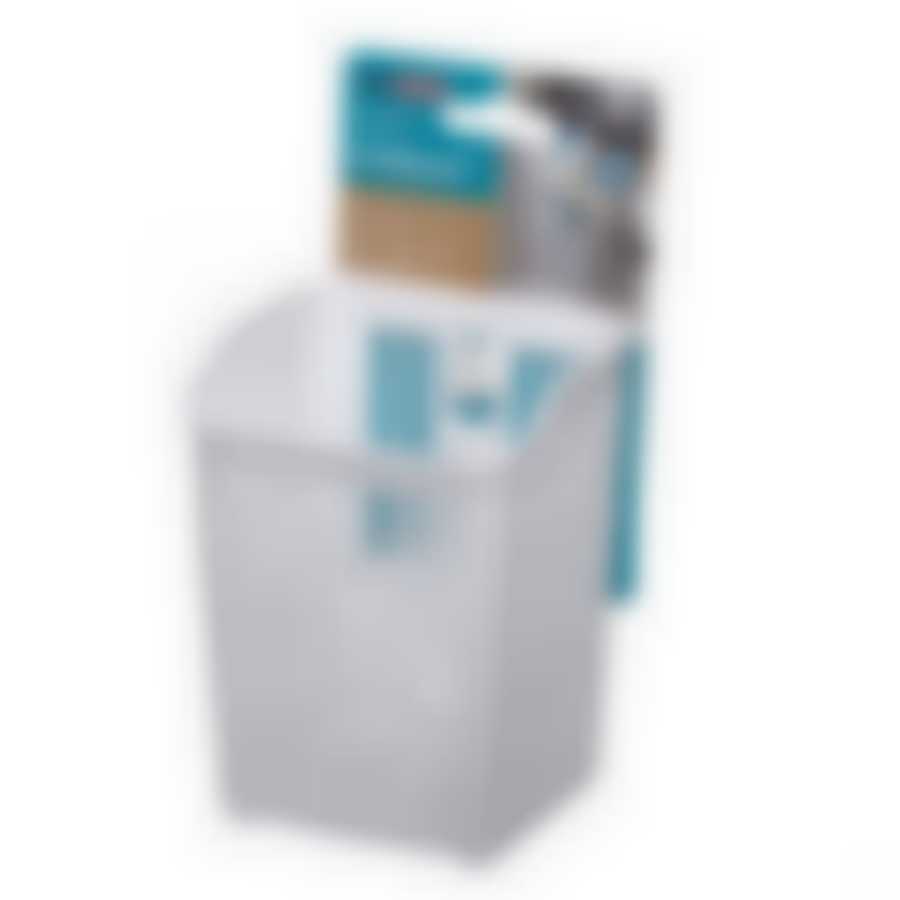 Держатель подвесной на присосе HELPER, 94Х95Х121 мм (белый)