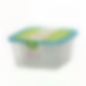 Набор емкостей для продуктов квадратных Fusion 3шт (1,1л;0,63л;0,33л) микс транспарентный (цвет в ассортименте)