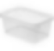 Коробка ПИРУЛА 12л с крышкой (белый)