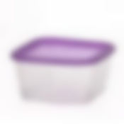 Емкость для продуктов квадратная 2,6л Fusion сиреневый