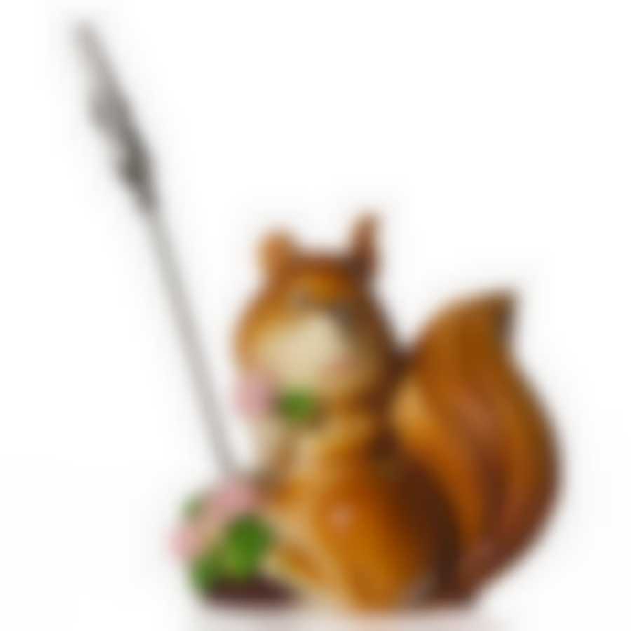 Фигурка декоративная (визитница) "Белочка/Валентинка" h=9см. (4вида) (min8)