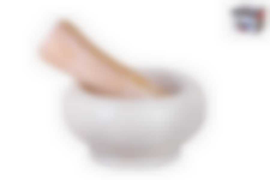 Ступка с пестиком 8х4.5см (мрамор)