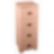 Комод "Плетёнка" 4-х секционный, 360*370*820 мм (цвет какао)