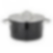 Кастрюля agness со стеклянной крышкой, нерж.сталь, 4,6л 22х12,5см