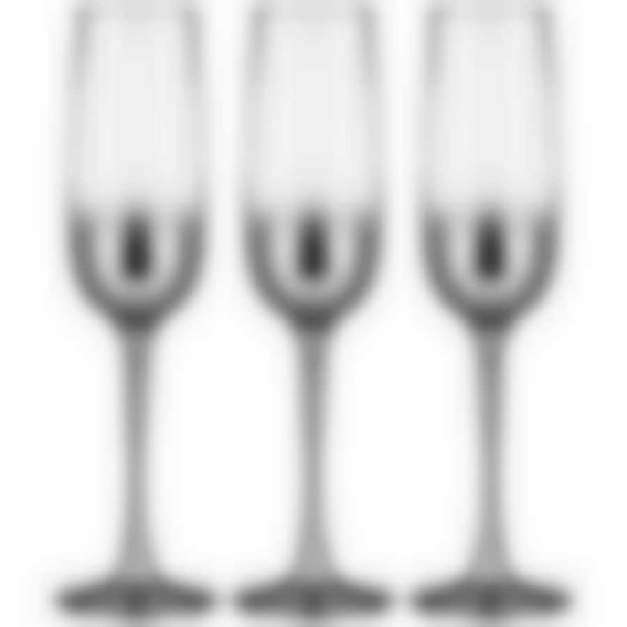 НАБОР БОКАЛОВ ИЗ 3 ШТ "ГРАФИТОВЫЙ ОМБРЕ" 175 МЛ