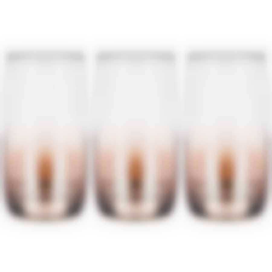 НАБОР СТАКАНОВ ИЗ 6 ШТ "МЕДОВЫЙ ОМБРЕ" 330 МЛ