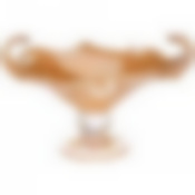 Блюдо на ножке white cristal Honey gondola 36х36см высота 22см