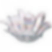 Блюдо глубокое/ваза для фруктов Luster beauty rainbow 24см без упаковки 