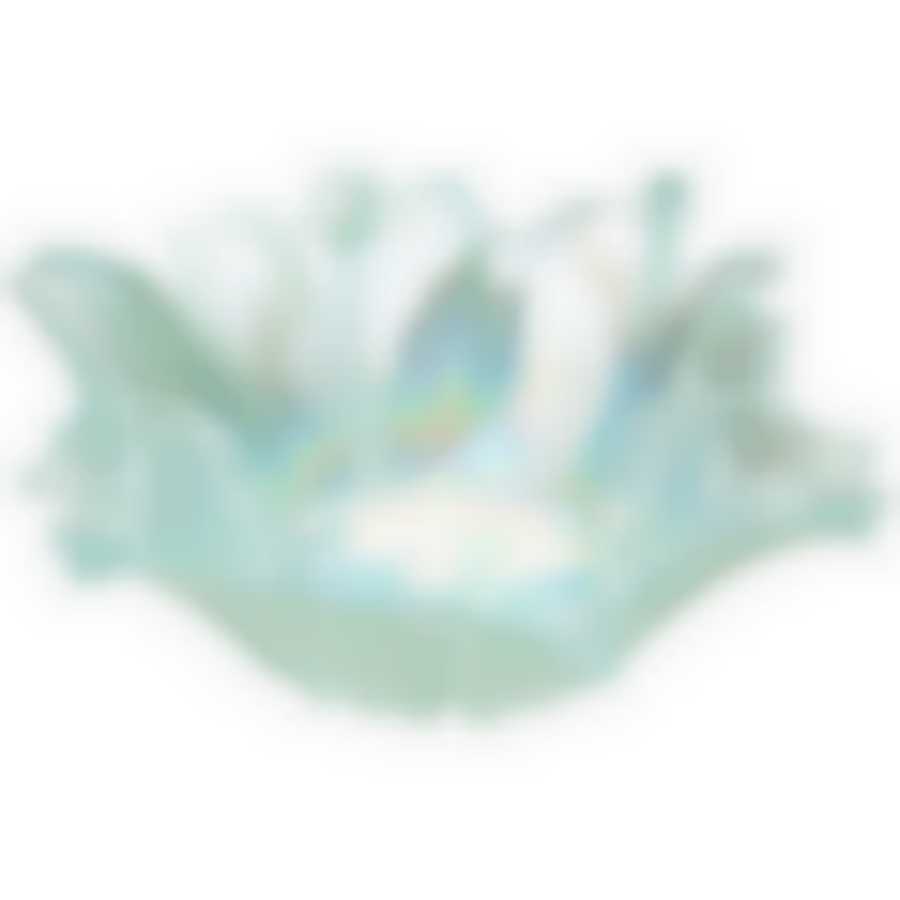 Блюдо глубокое/ваза для фруктов Beauty mint 24см без упаковки 