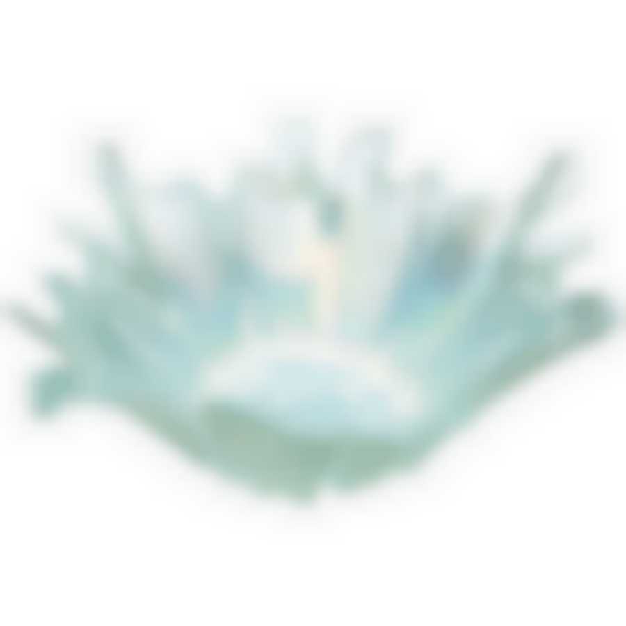 Блюдо глубокое/ваза для фруктов Beauty mint 28см без упаковки 