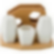 Набор для специй Native 2пр. + подставка для зубочисток + подставка для салфеток 