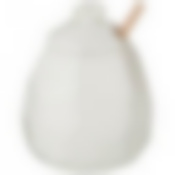 Баночка для меда с деревянной палочкой Native 500 мл. 11*11 см. высота=12,5 см. 