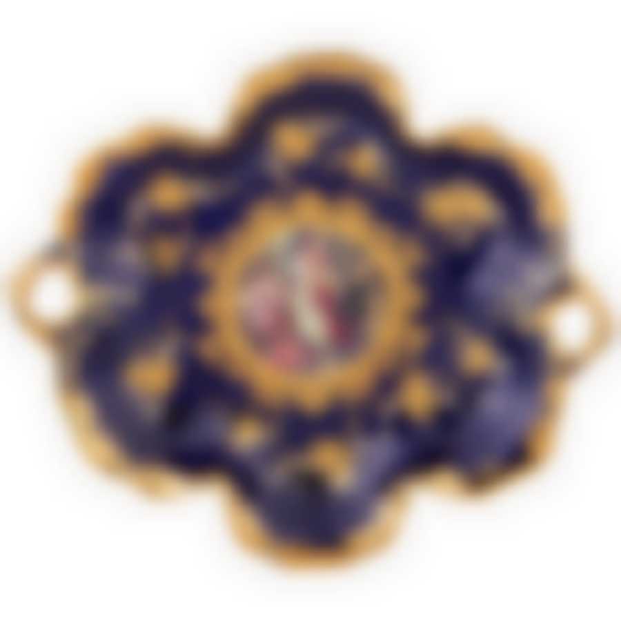 Блюдо lefard Светское общество кобальт 30*25 см 