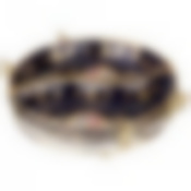 Менажница 2-х секционная на металл. подставке lefard Влюбленная пара кобальт 