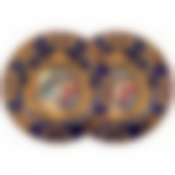 Набор из 2 тарелок обеденных lefard Влюбленная пара кобальт 26 см 