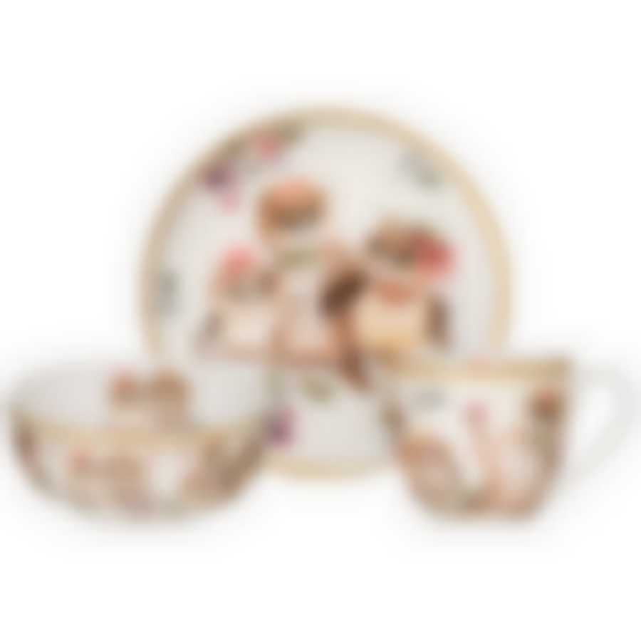 Набор посуды обеденный lefard Owls party 3 пр. 