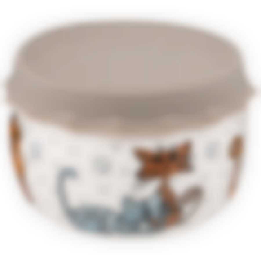 Банка с силиконовой крышкой Озорные коты 500мл 