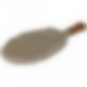 Блюдо для сервировки с деревянной ручкой коллекция Золотой мрамор цвет: gray 39,5*17,8*2,5 см